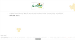 Desktop Screenshot of lacolmenateayuda.com